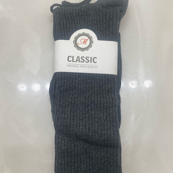 Grey Thigh High Socks - Picture 4 of 5